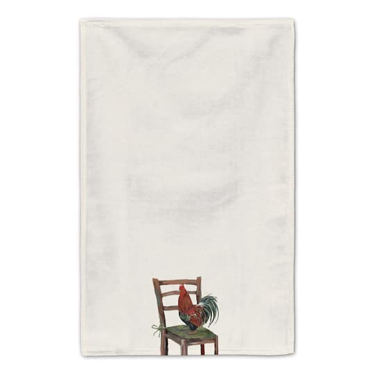 Rooster on a Chair 16" x 25" Towel Set